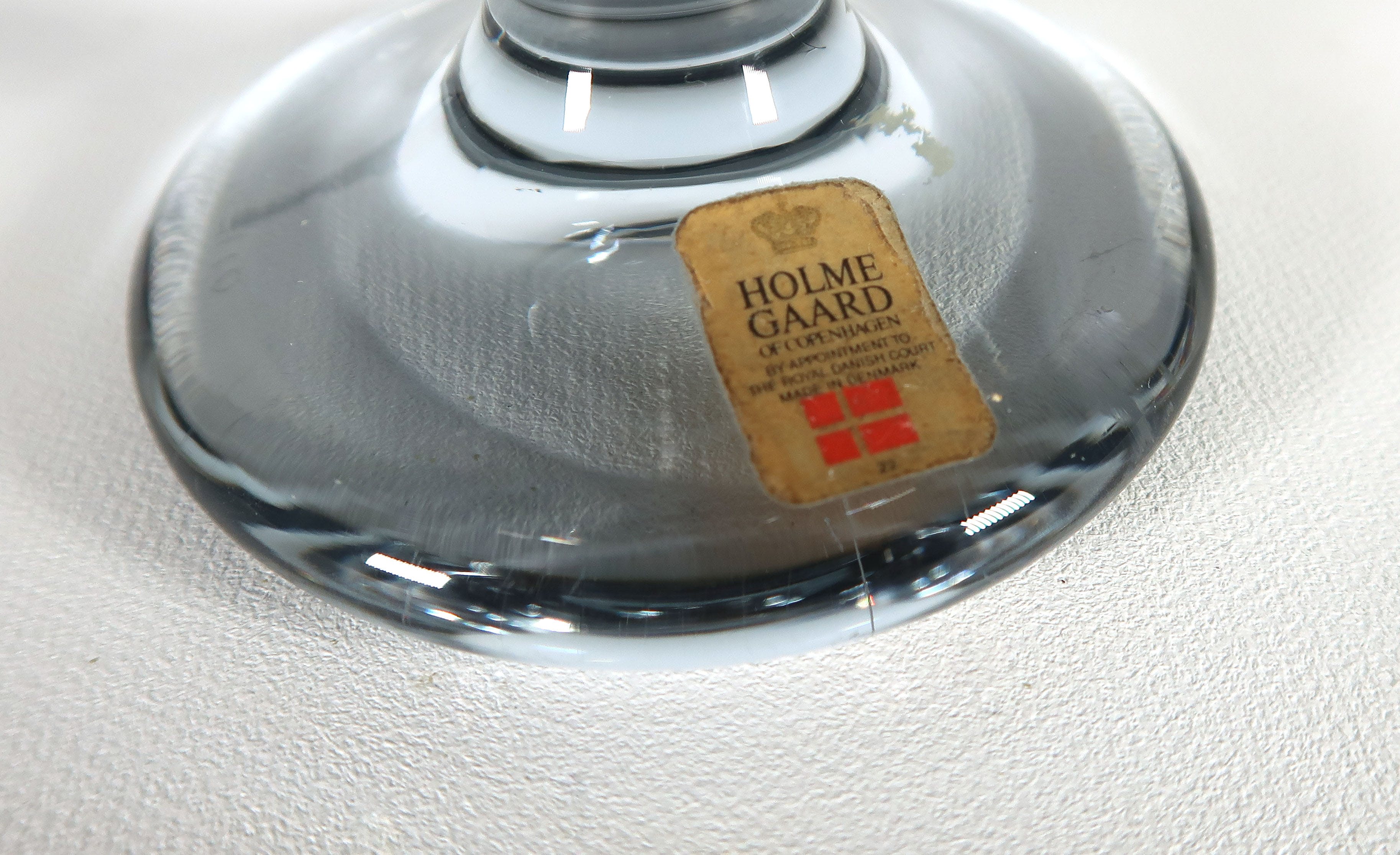 Per Lutken - Kristal, Twee solifleur vaasjes, uitgevoerd door Holmegaard kopen? Bied vanaf 70!