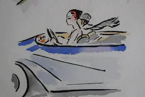 Kees van Dongen - Pochoir - Op Reis kopen? Bied vanaf 450!