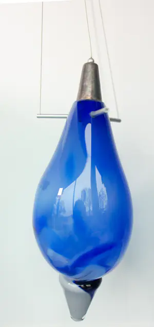 Michel van Overbeeke - Bijzondere lamp van glas / Droomluchter - inclusief 2 boeken! kopen? Bied vanaf 450!