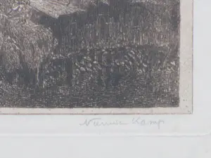 Wijnand Otto Jan Nieuwenkamp - Badende vrouw in Semarang - Ets kopen? Bied vanaf 130!