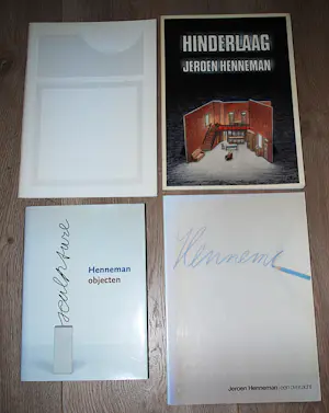 Jeroen Henneman - 4 boeken/gidsen & groot ingelijst werk kopen? Bied vanaf 100!