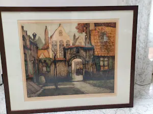 Alfred van Neste - Zicht op ingang begijnhof Brugge kaufen? Bieten Sie von 150!