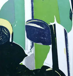 Guido de Waart - 1967 '' Yellow Sickle " Prent 190 kopen? Bied vanaf 40!