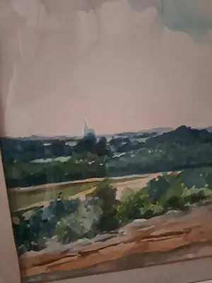 Piet te Lintum - Landschap met bomen kopen? Bied vanaf 100!