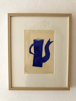 Klaas Gubbels - Blauwe kan verkocht voor € 300!