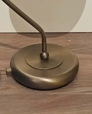 Philips - Agostinelli tafellamp met albast glas en een messing metalen lampvoet/voet. kopen? Bied vanaf 125!