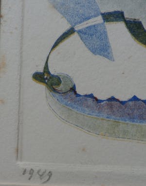 Bas van der Smit - Ets/aquatint - 1949 kopen? Bied vanaf 29!