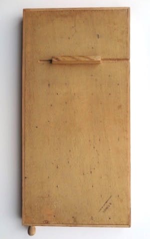 Curiosa - Knikkerspel met knikkers - Hout - 60-er jaren - Uit Tschechoslowakije (gemerkt) kopen? Bied vanaf 1!