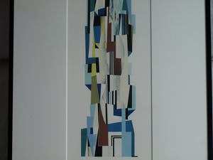 Nico van Stralen - Ingelijste zeefdruk , Magic Tower – nr. 13 van 65 kopen? Bied vanaf 1!