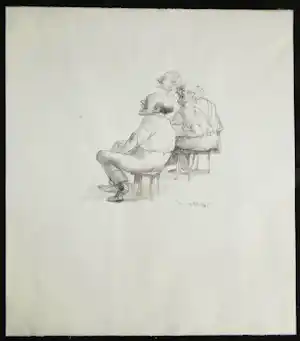 Hans van Norden - "zonder titel" vendu pour 35€ !