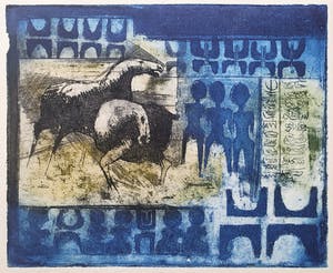 Sam Parabirsingh - Kleurenets Paarden & Inca tekens' 1976 kopen? Bied vanaf 45!