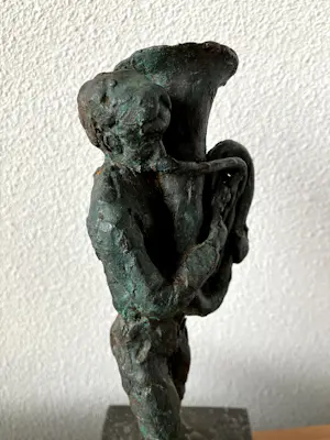 Frank van der Loo - Schitterend zwaar bronzen beeld Frank van der Loo - LAATSTE KANS !!!!!!!!!!!!!! kopen? Bied vanaf 95!