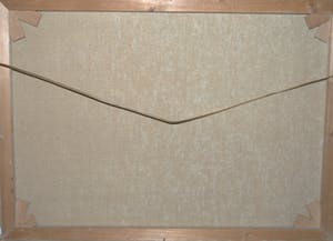 Jan Kelderman - Edam haven met scheepswerf - groot olieverfschilderij, ingelijst kopen? Bied vanaf 60!