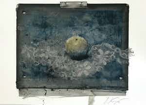 Jurij Kuper - Gesigneerde litho - 2004 - 'Mozart Salieri la Pomme' verkocht voor € 45!