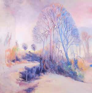 Franscz Witte - Olieverf op doek, Weemoed op het (...) (Groot) verkocht voor € 100!