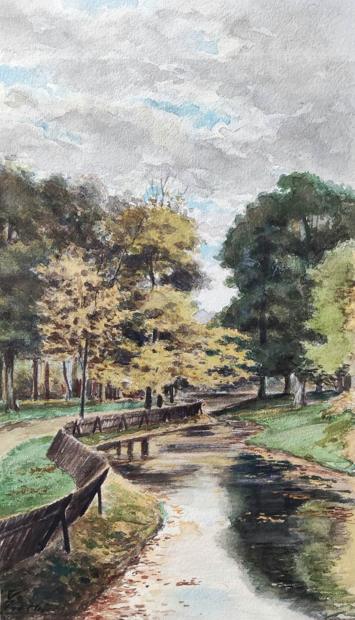 Johannes van der Heijden - Hertenkamp in de Haarlemmer Hout kopen? Bied vanaf 30!