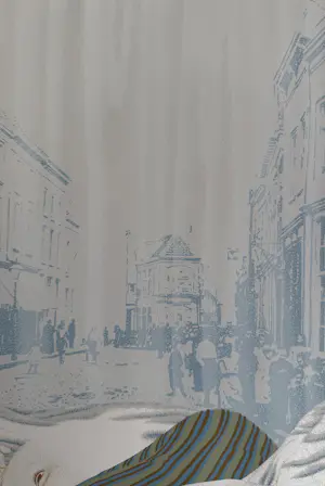 Sven Hoekstra - kleurenzeefdruk | 'Masker voor een kaal hoofd I' kopen? Bied vanaf 20!