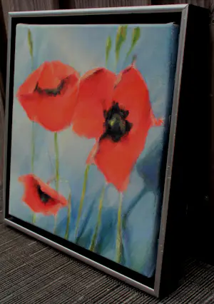 Fon Klement - Ingelijste olieverf op doek: "Les coquelicots" - 1992 (nette lijst!) kaufen? Bieten Sie von 475!