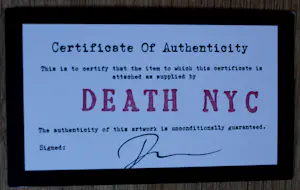 Death NYC - Zeefdruk: Black red dog - 2013 kopen? Bied vanaf 60!