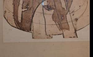 Cees Kortlang - ets, abstract kopen? Bied vanaf 65!