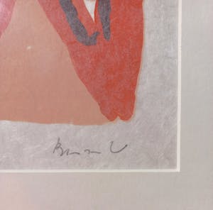 Bram van Velde - Compositie in vijf kleuren, litho (netjes ingelijst) kopen? Bied vanaf 350!