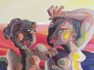 Niet of onleesbaar gesigneerd - Dos Hermanas ( Twee Gezusters) kopen? Bied vanaf 1!