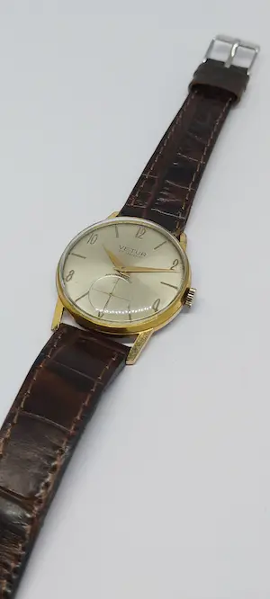 Vintage Vetur Gold Plated Heren Horloge 1970 kopen? Bied vanaf 115!