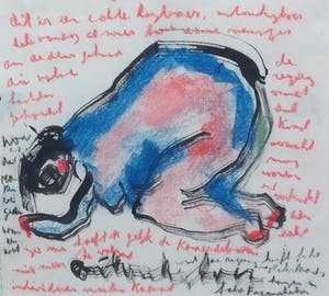 Anton Heyboer - C2048 - Baadster aan het strand kopen? Bied vanaf 150!