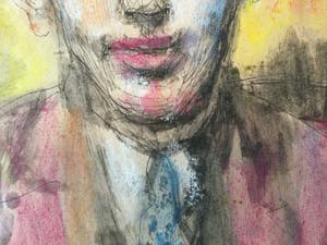 Johan Dijkstra - Groninger Ploeg, portret van Ploeg schilder Jan van der Baan kopen? Bied vanaf 450!