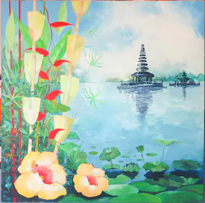 Jan van Delft - Acryl op doek, Bratanmeer I (zeer groot) kopen? Bied vanaf 250!