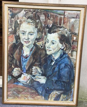 Erasmus van Dulmen Krumpelman - C4901, Meisjes in de ijssalon kopen? Bied vanaf 2000!