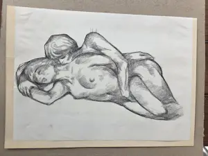 Klaas Pijlman - Zeven expliciete tekeningen. Naakt. Erotisch. kopen? Bied vanaf 20!