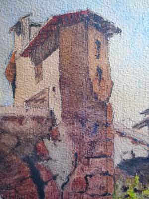 George Chappuis - Le Pont de Sospel. verkocht voor € 35!