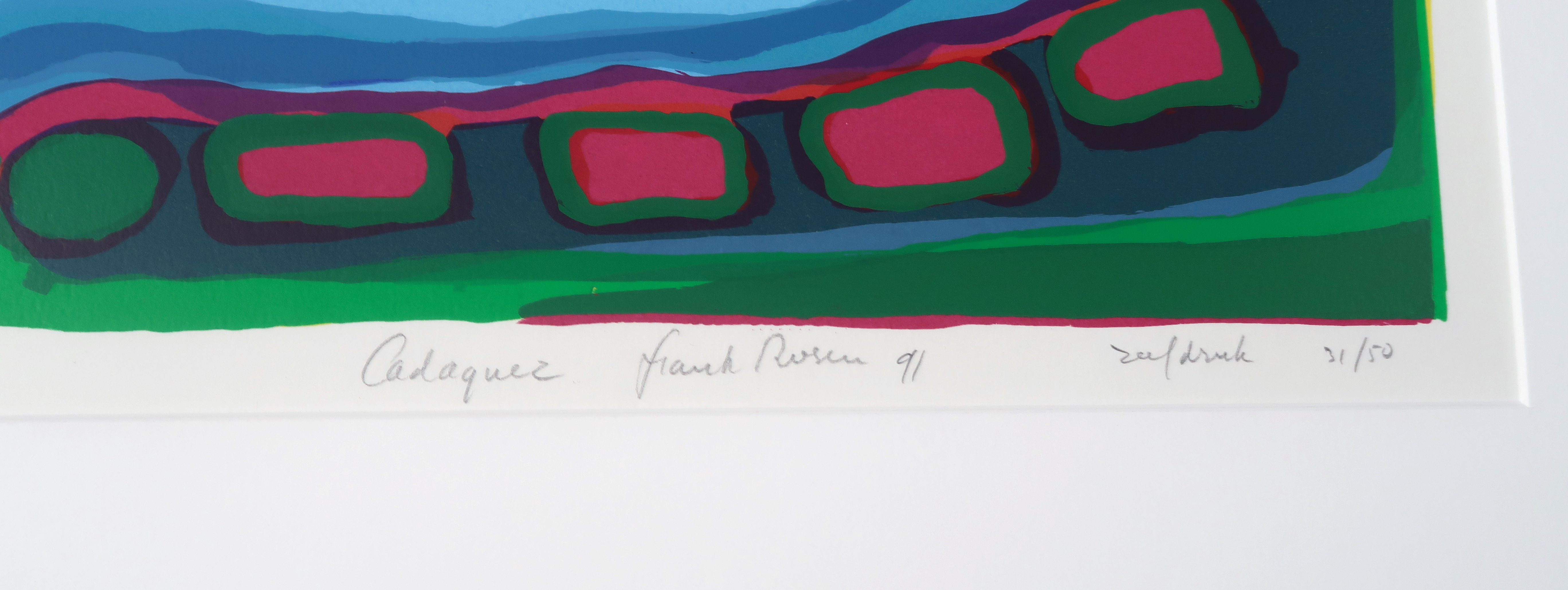 Frank Rosen - Zeefdruk, Cadaquez kopen? Bied vanaf 1!