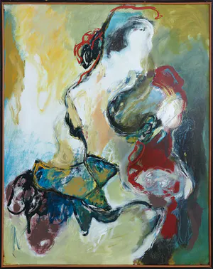 Bert Braam - Acryl op doek, Ontmoeting - Ingelijst (Groot) kopen? Bied vanaf 100!