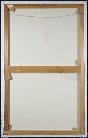 Pere Salinas - Acryl op doek, Abstracte compositie in blauw (Groot) kopen? Bied vanaf 100!