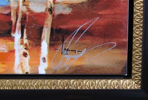Anna Razumovskaya - Giclée op canvas bewerkt met verf, Looking for the sun - Ingelijst kopen? Bied vanaf 50!