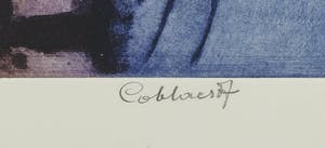 Jan Cobbaert - Ets en aquatint, Zonder titel - Ingelijst kopen? Bied vanaf 100!