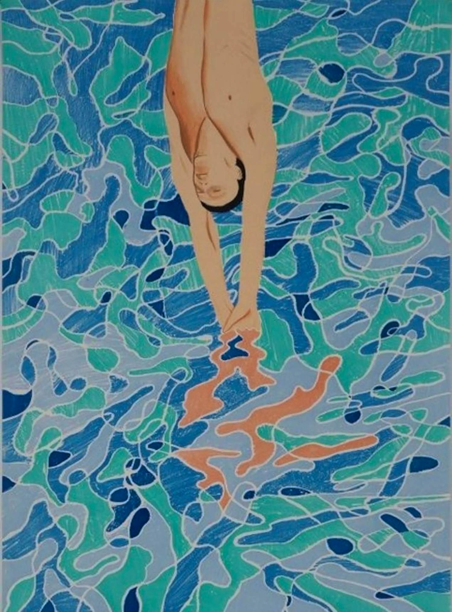 David Hockney - The Diver kopen? Bied vanaf 150!
