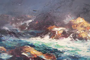 Pieter Dik - Kustgezicht kopen? Bied vanaf 200!