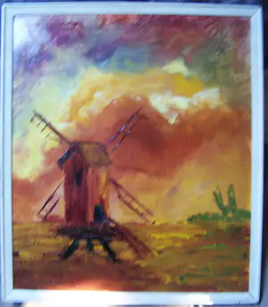 Leo Jordaens - Landschap met molen. kopen? Bied vanaf 40!