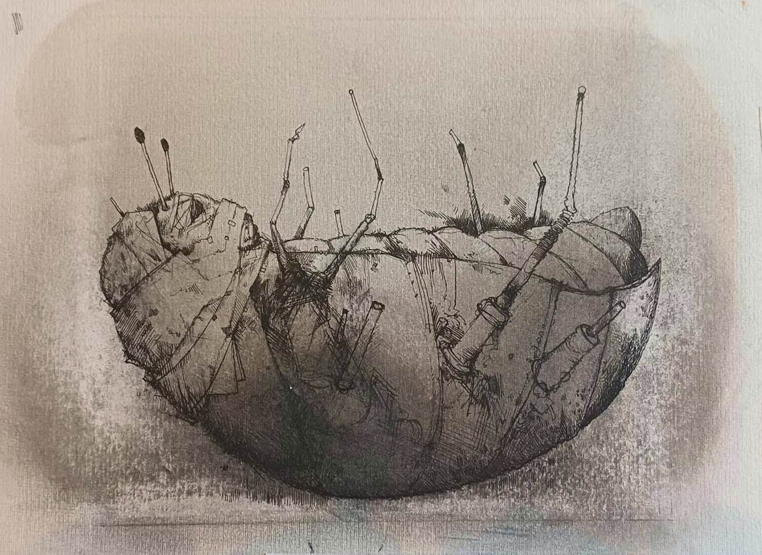 Dirkje Kuik - Pen/inkttekening: "Aram en de bende ..." kopen? Bied vanaf 175!