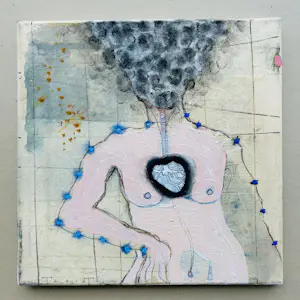 Terry Thompson - tekening op canvas. kaufen? Bieten Sie von 95!