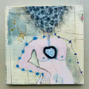 Terry Thompson - tekening op canvas. kaufen? Bieten Sie von 95!