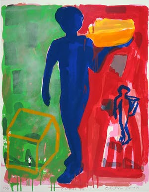 Cees Dolk - Zeefdruk, Engel 382 (Zeer Groot) kopen? Bied vanaf 1!