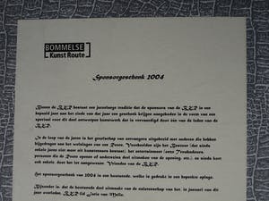 Jatie van Melle - Grote ingelijste houtsnede , Sponsorgeschenk BKR 2004 – nr. 27/40 kopen? Bied vanaf 50!