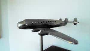 Super groot aluminium vliegtuig - Lockheed Constellation verkocht voor € 75!