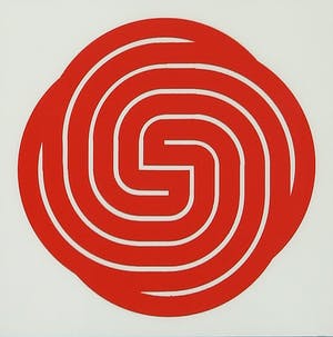 Dirk Huizer - Zeefdruk, Knoop - Ingelijst kopen? Bied vanaf 35!