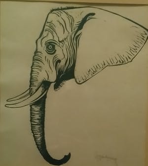 Johannes B. Wiebenga - Olifant uit diergaarde Blijdorp kopen? Bied vanaf 100!