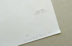 Joan Miro - Litografía original II (band III) 1977- Mourlot 1114 kopen? Bied vanaf 139!